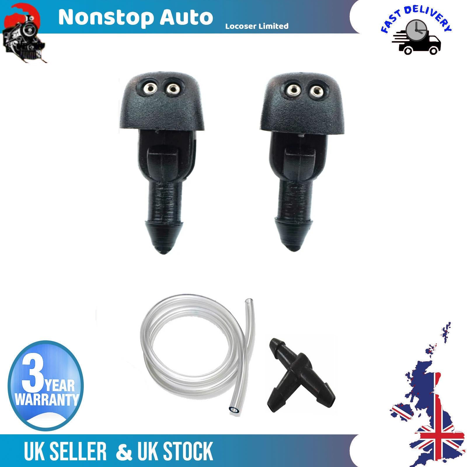SET Front Windscreen Washer Nozzle Water Spray Jet For  FORD Transit  YC1517666AA, 4132664
