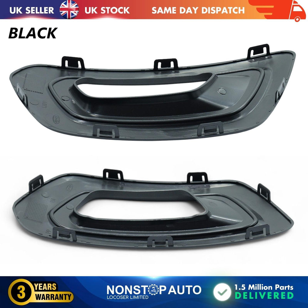 2X Fog Light Grille with Fog Hole Left and Right For FORD Transit V363 MK8 2019-2025