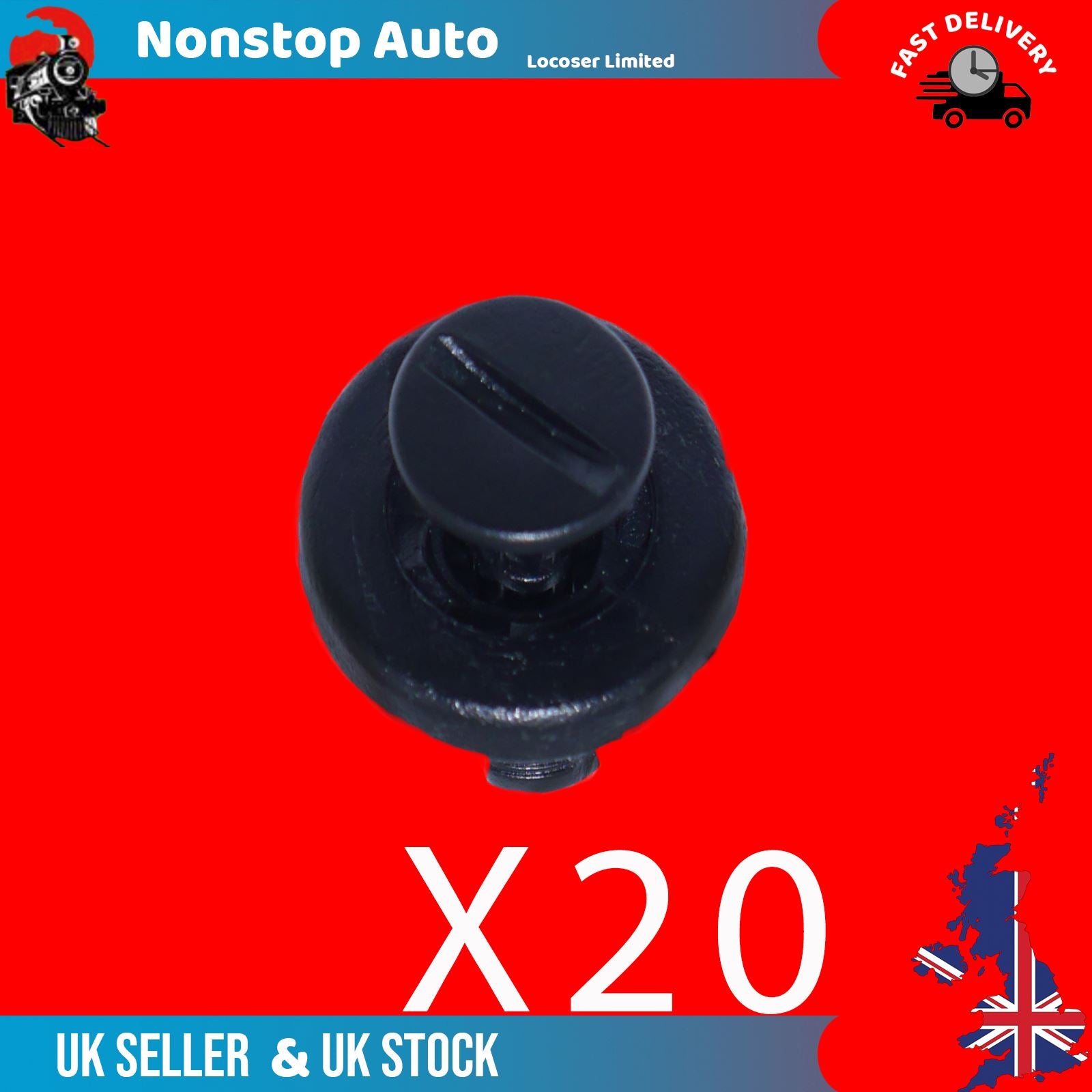 RENAULT Megane Clio Scenic Laguna Modus Master Trafic Espace Twingo Velsatis Nissan Micra Almera Qashqai Primastar Interstar Vauxhall Vivaro Movano wheelarch bumper front grill panel clips X20