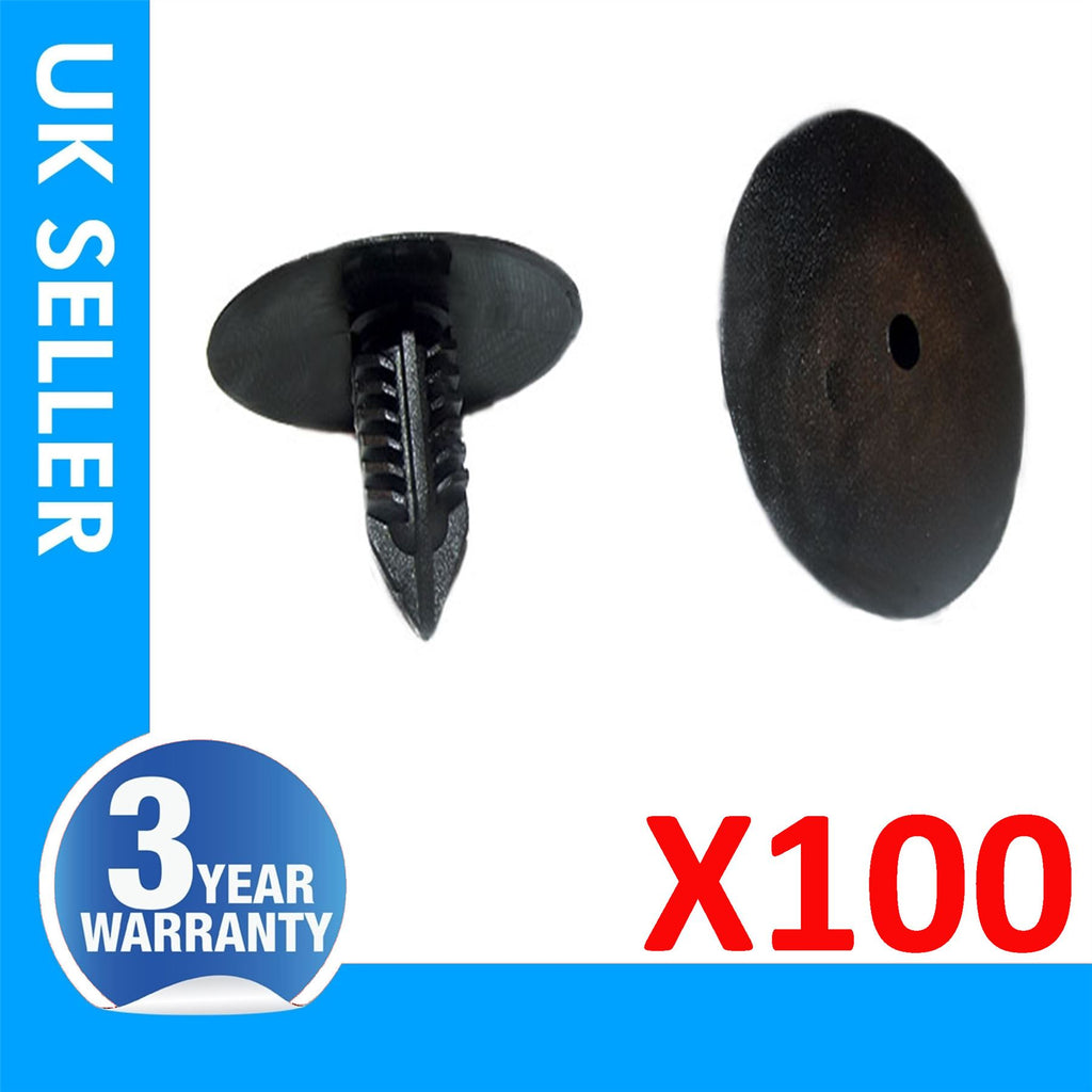 100X For Renault Clio Mk2 Mk3 Kangoo Laguna Mk1 Mk2 Logan Megane Mk1 Mk2 Modus Scenic Mk2 Trafic Mk2 Twingo Vel Satis Master Escape Dacia Logan Duster Sandero Wheel Arch Cover Panel Splash Guard Clips 7703077435