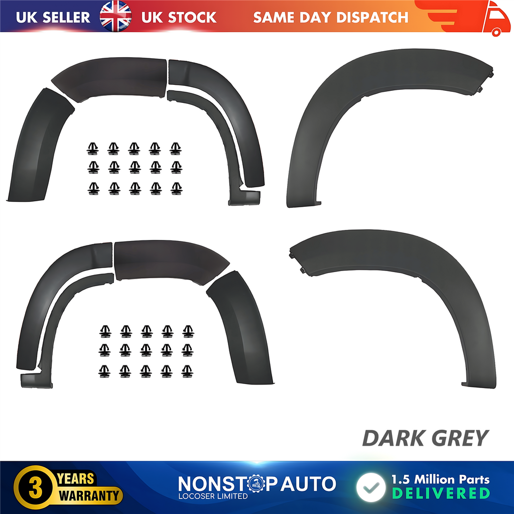 10X Wheel Arch Trim Moulding Left and Right Set For CITROEN Relay PEUGEOT Boxer FIAT Ducato 2014 on