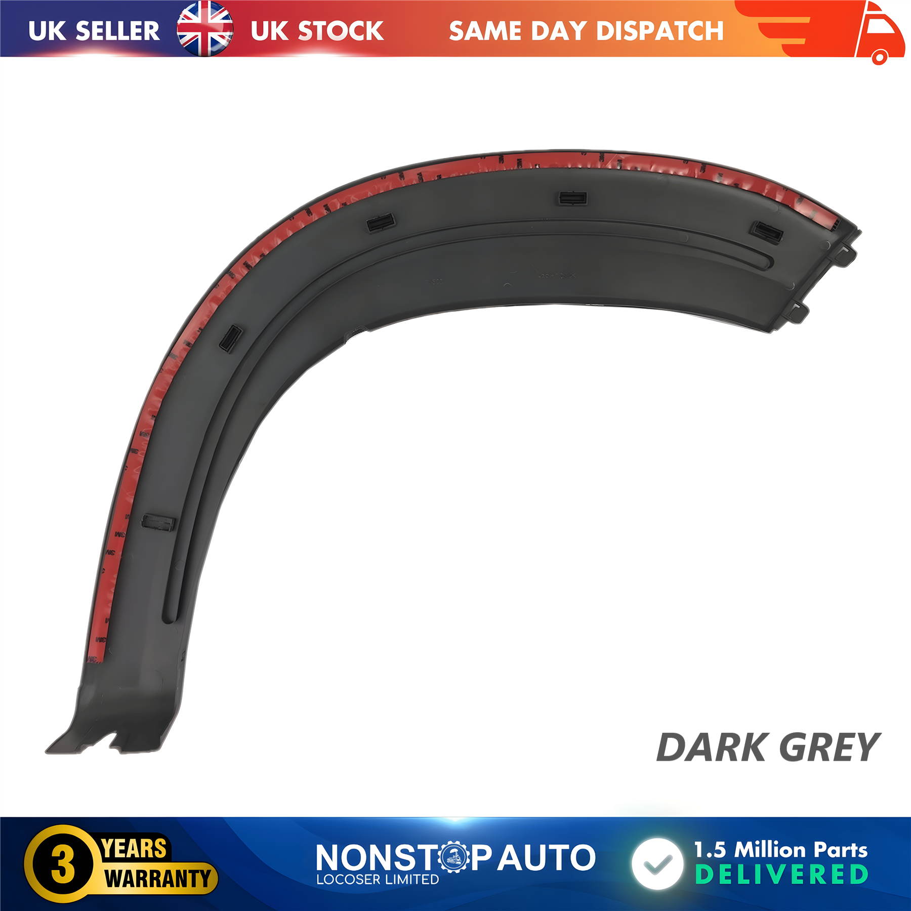 Wheel Arch Trim Moulding Rear Right For CITROEN Relay PEUGEOT Boxer FIAT Ducato 2006 on 8547X7