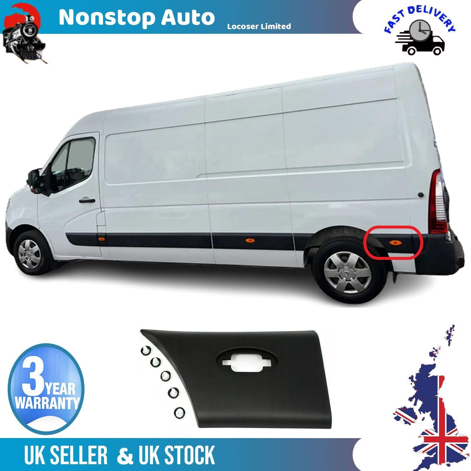 Side Moulding Strip Panel Rear Left For NISSAN NV400 768F20007R